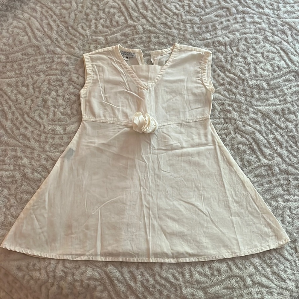 Barney’s Girls White Cotton Dress